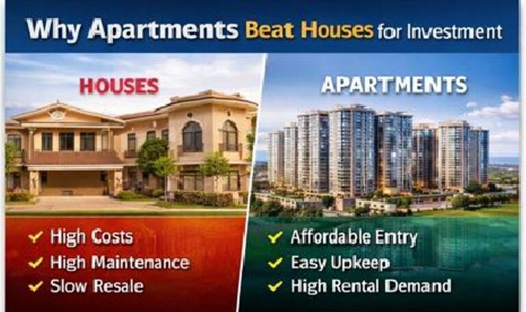 Apartments vs Houses in Islamabad Why Golf Residency Offers Better ROI