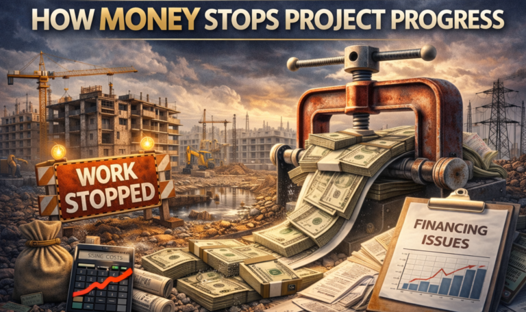 How Financing & Capital Flow Issues Severely Impact Construction Projects – Garden City Bahria Town Phase 7 Islamabad - Feature image