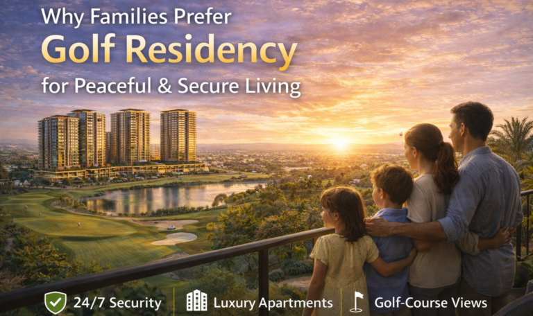 Why Families Prefer Golf Residency for Peaceful & Secure Living