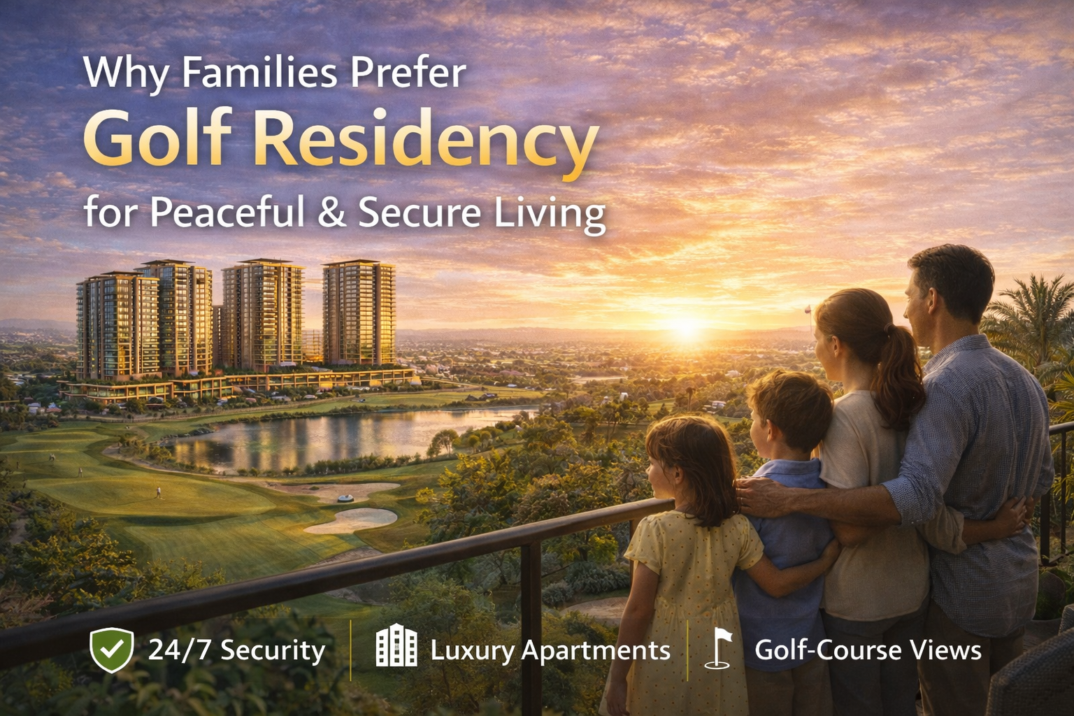 Why Families Prefer Golf Residency for Peaceful & Secure Living