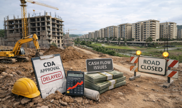 🏗️ Top Challenges in Apartment Construction — Garden City, Bahria Town Phase 7 (3)
