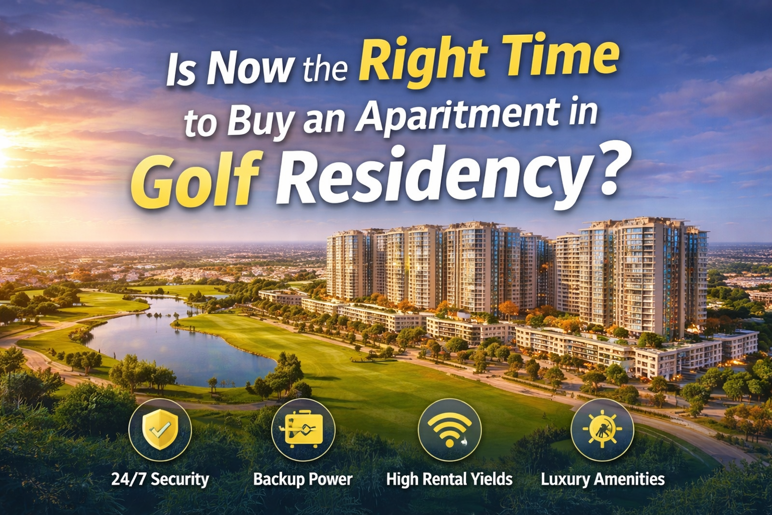 Is Now the Right Time to Buy an Apartment in Golf Residency?
