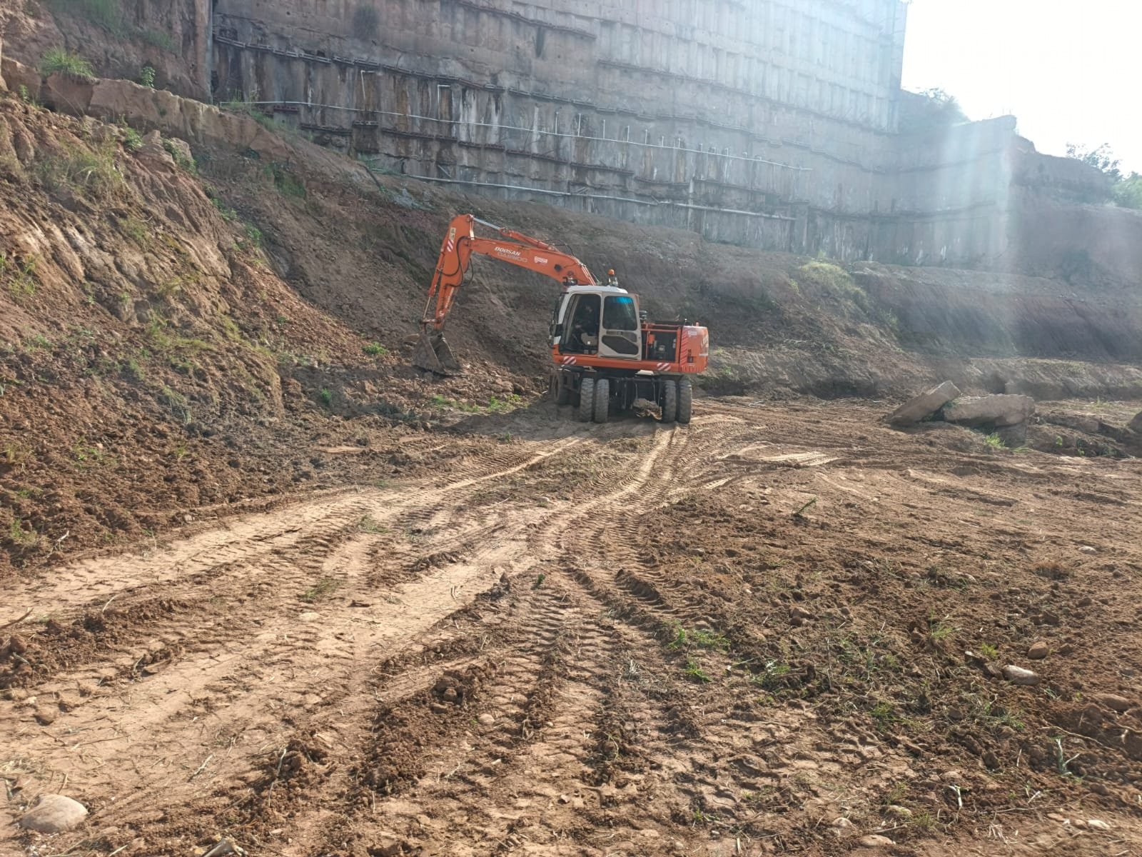 Golf Residency Apartments at Site - May 2026 Activities on going outer site preparation Clearing